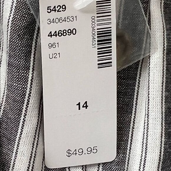 Pennington’s Linen Blend Paper Bag Waist Frill Short - In Every Story Sz 14 NWT - Picture 10 of 11